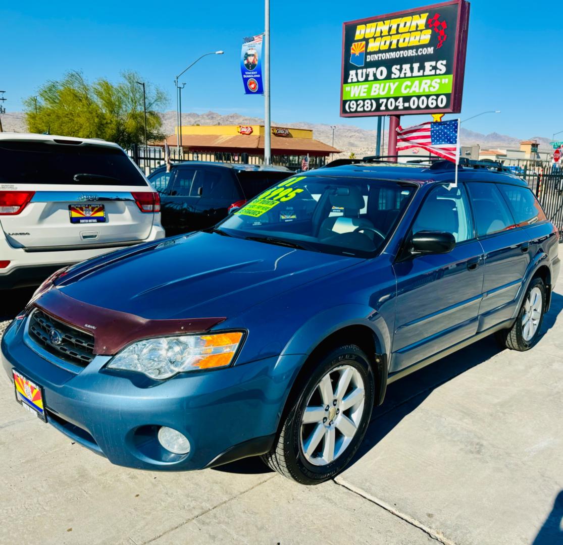 2007 Blue Subaru Outback (4S4BP61C477) , located at 2190 Hwy 95, Bullhead City, AZ, 86442, (928) 704-0060, 0.000000, 0.000000 - 2007 Subaru Outback. 2.5 new transmission with warranty. IN house financing available. runs and drives great . super clean. always garaged. - Photo#3